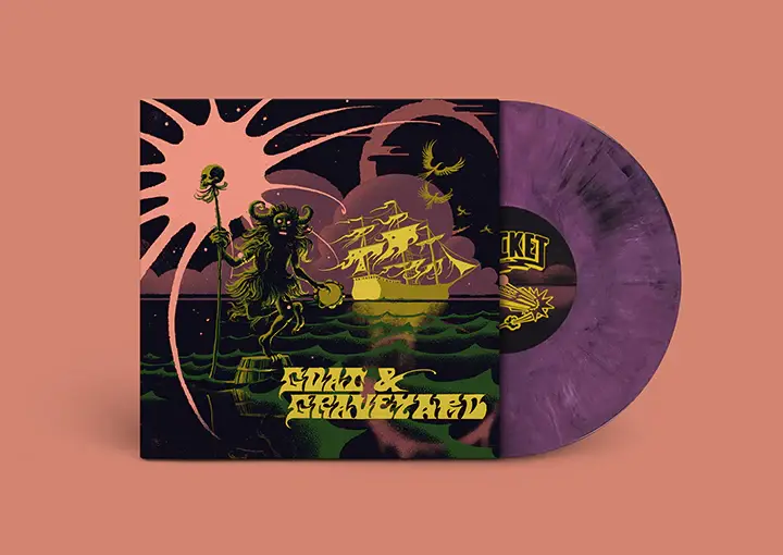 Rocket Recordings Goat and Graveyard - Ship Of Fools / Light As A Feather (Purple Marbled Vinyl) RSD25