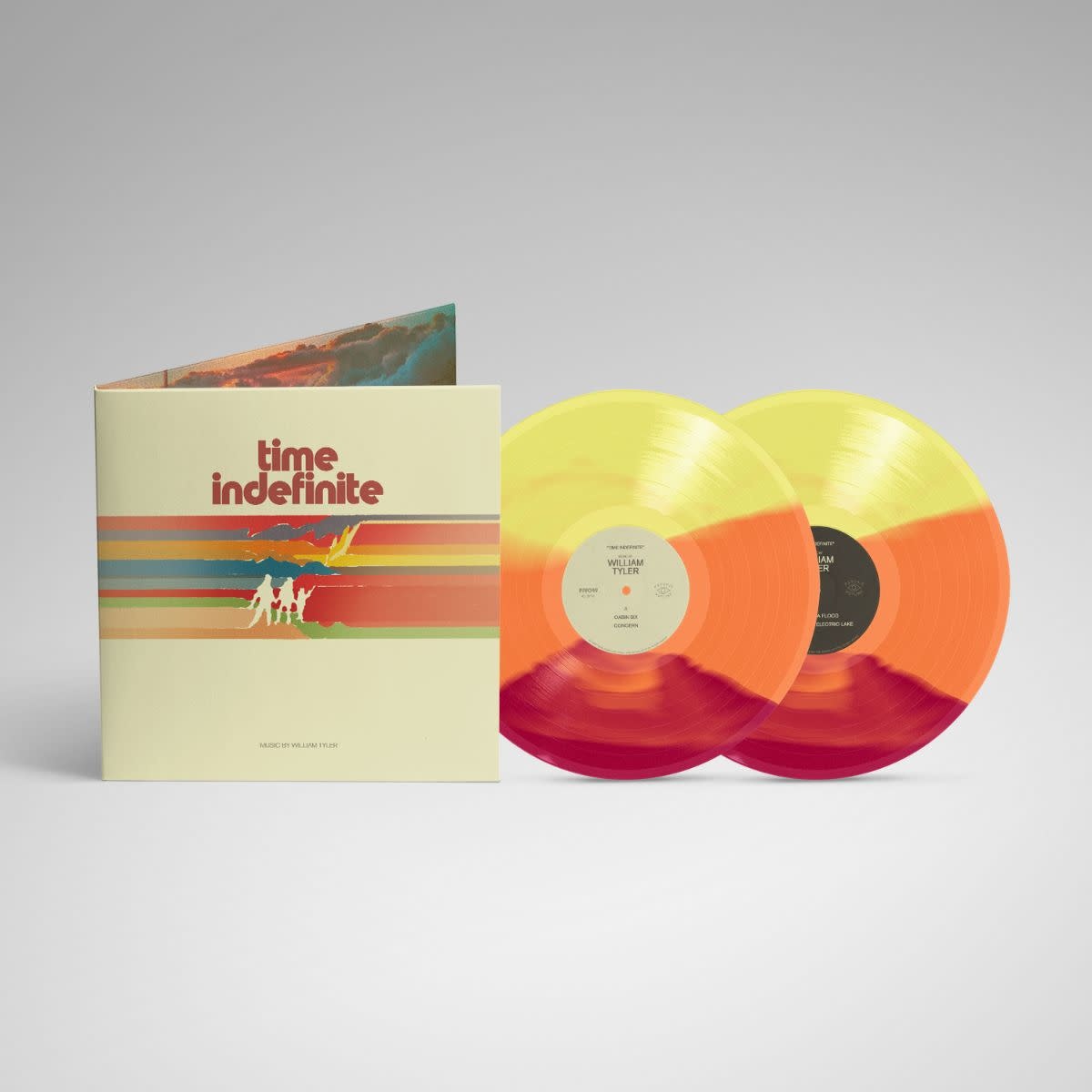 Psychic Hotline William Tyler - Time Indefinite (Tri-Colour Stripe Vinyl)