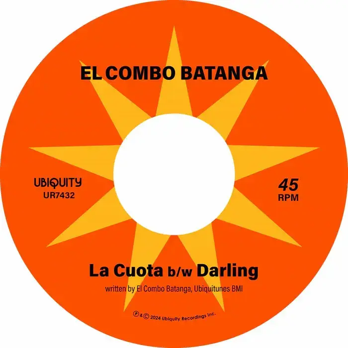 Ubiquity Records El Combo Batanga - La Cuota b/w Darling
