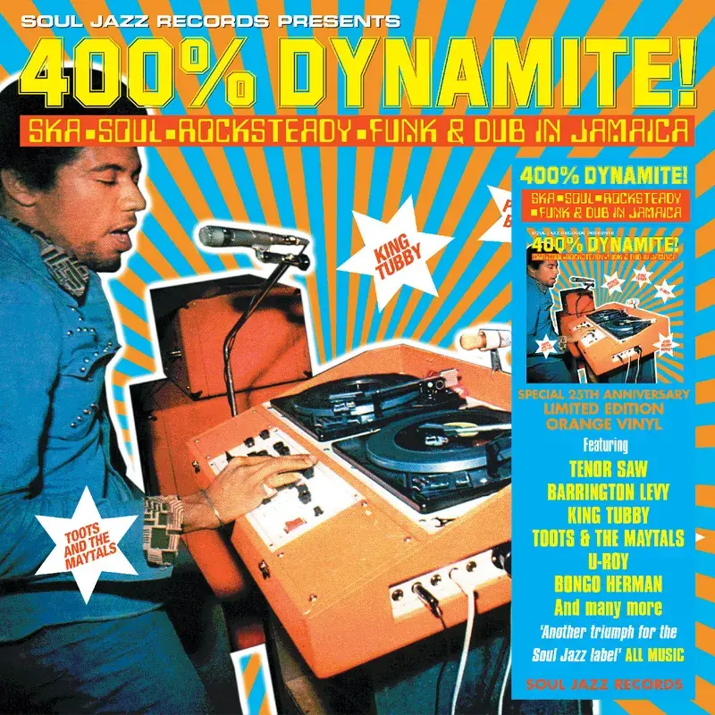 Soul Jazz Records Various - 400% DYNAMITE! Ska, Soul, Rocksteady, Funk and Dub in Jamaica (Orange Vinyl) RSD25