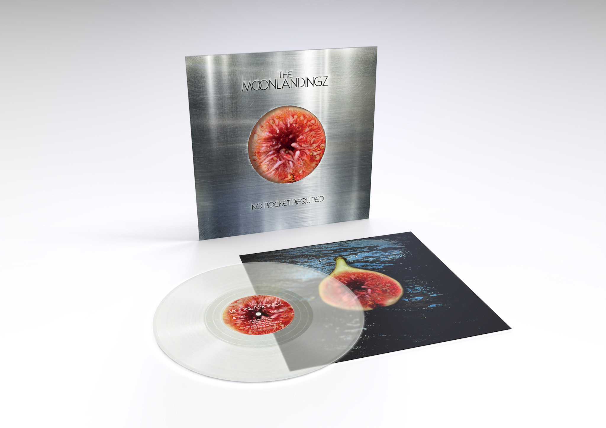 Transgressive Records SIGNED The Moonlandingz - No Rocket Required (Clear Vinyl)