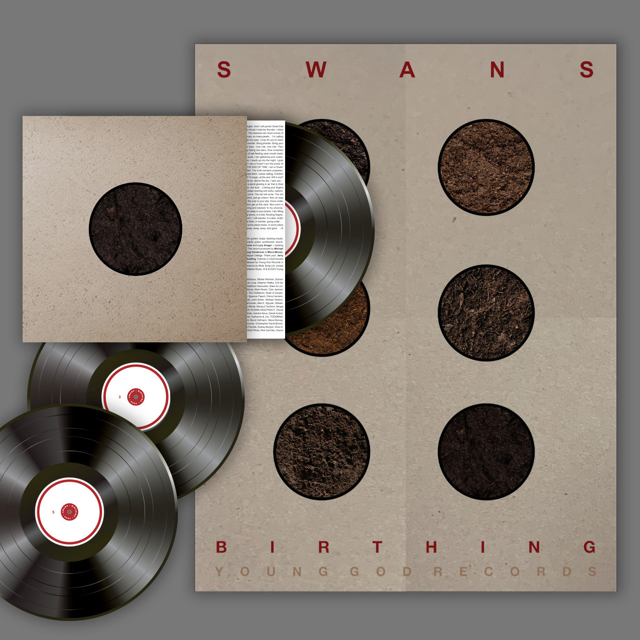 Mute Records Swans - Birthing