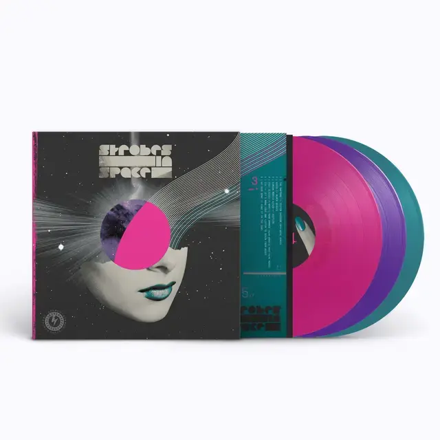 Two-Piers V/A - Strobes In Space (Indie Sleaze, Nu Rave and Future Disco 2000-2009) (3LP Deluxe Tri-Colour Vinyl)