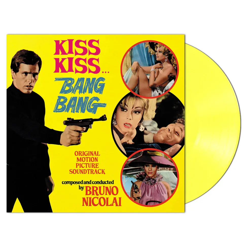 Vinyl Magic Bruno Nicolai - Kiss Kiss… Bang Bang (Yellow Vinyl) RSD25