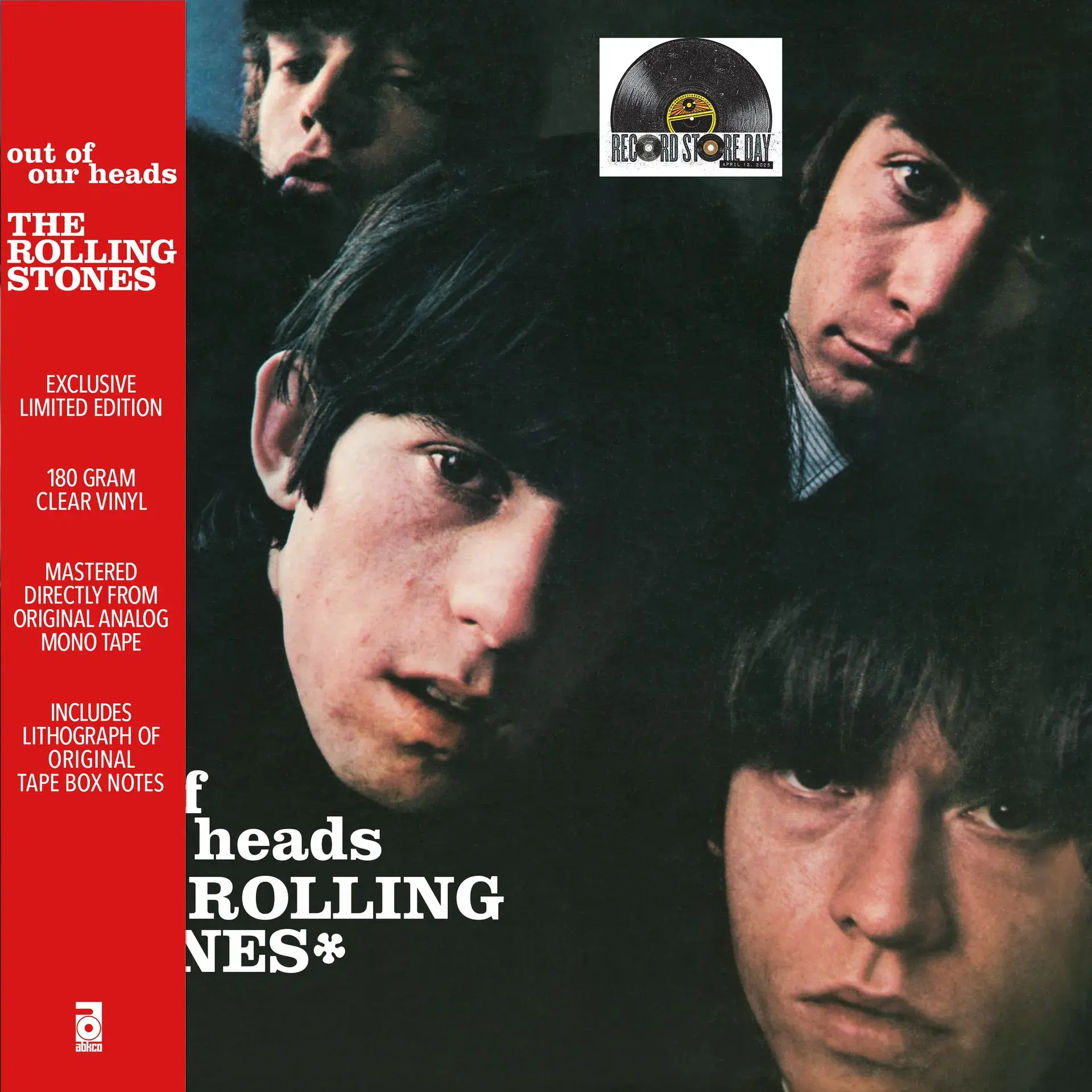 UMR The Rolling Stones - Out of Our Heads: US version (Clear Vinyl) RSD25