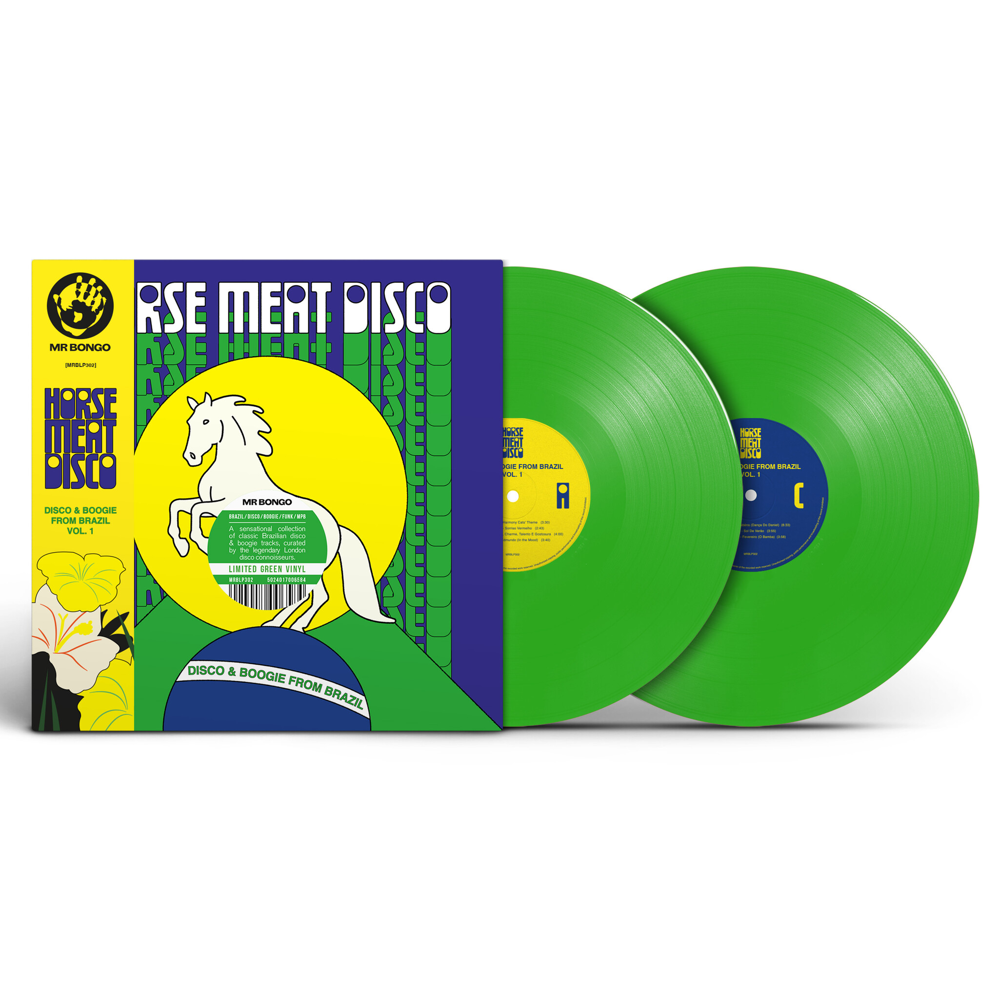 Mr Bongo Various - Horse Meat Disco Presents: Disco and Boogie From Brazil Vol.1 (Green Vinyl)