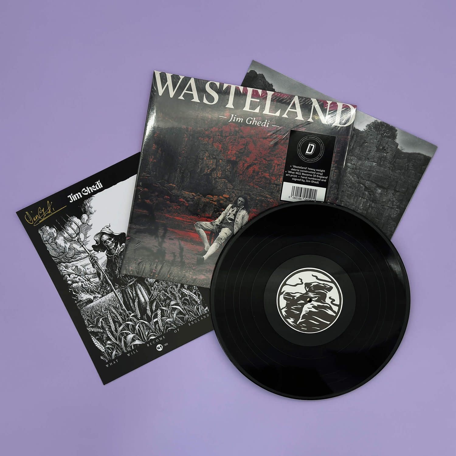 Basin Rock SIGNED Jim Ghedi - Wasteland (Dinked Edition)