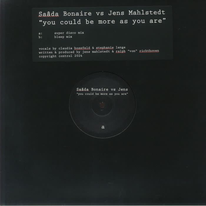 Saada Bonaire VS Jens Mahlstedt - You Could Be More As You Are (Versions)