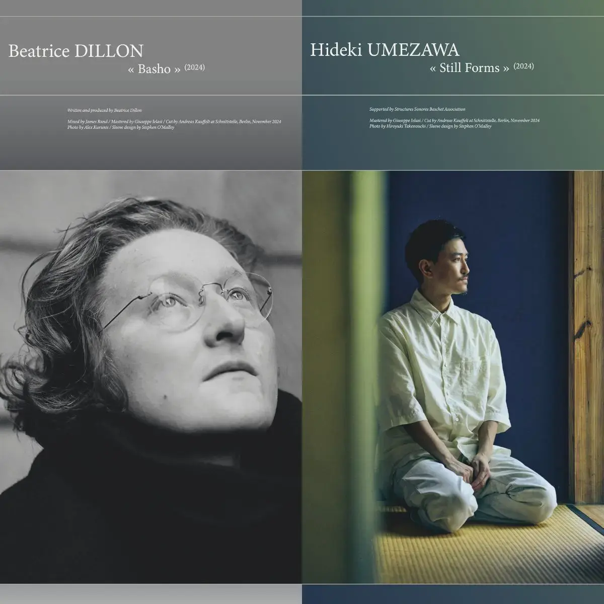 Portraits GRM Beatrice Dillon & Hideki Umezawa - Basho / Still Forms