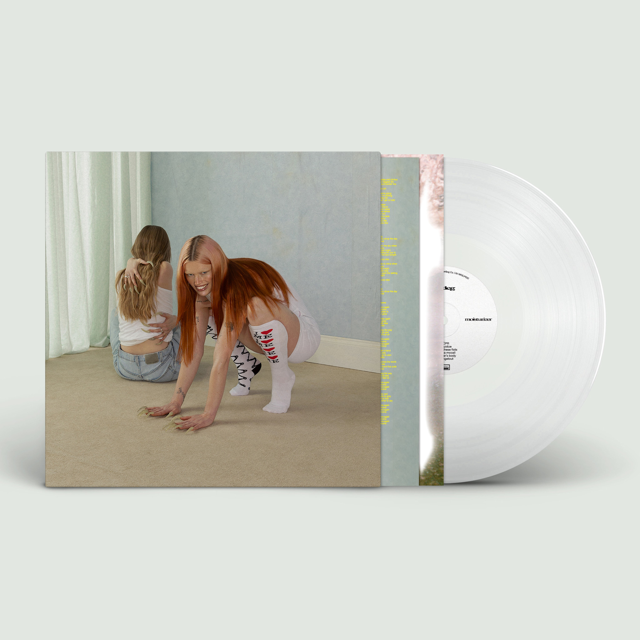 Domino Records Wet Leg - moisturizer (Clear Vinyl) + FREE Sticker