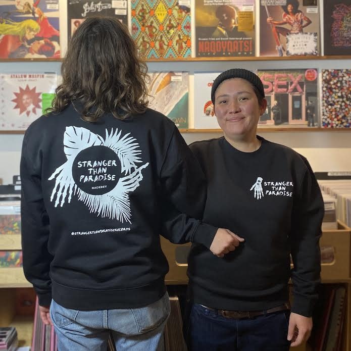 Stranger Than Paradise Records Black Sweatshirt