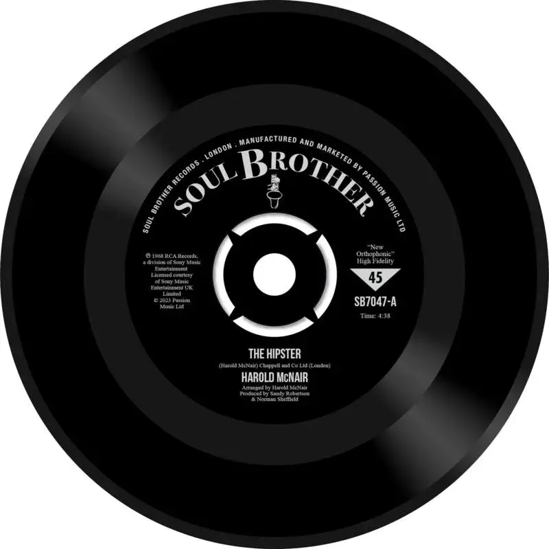Soul Brother Records Harold McNair - The Hipster