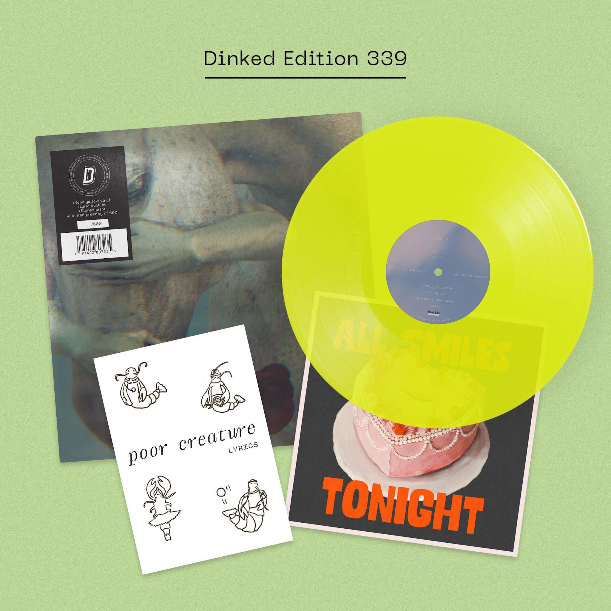 River Lea Recordings SIGNED Poor Creature - All Smiles Tonight (Dinked Edition)