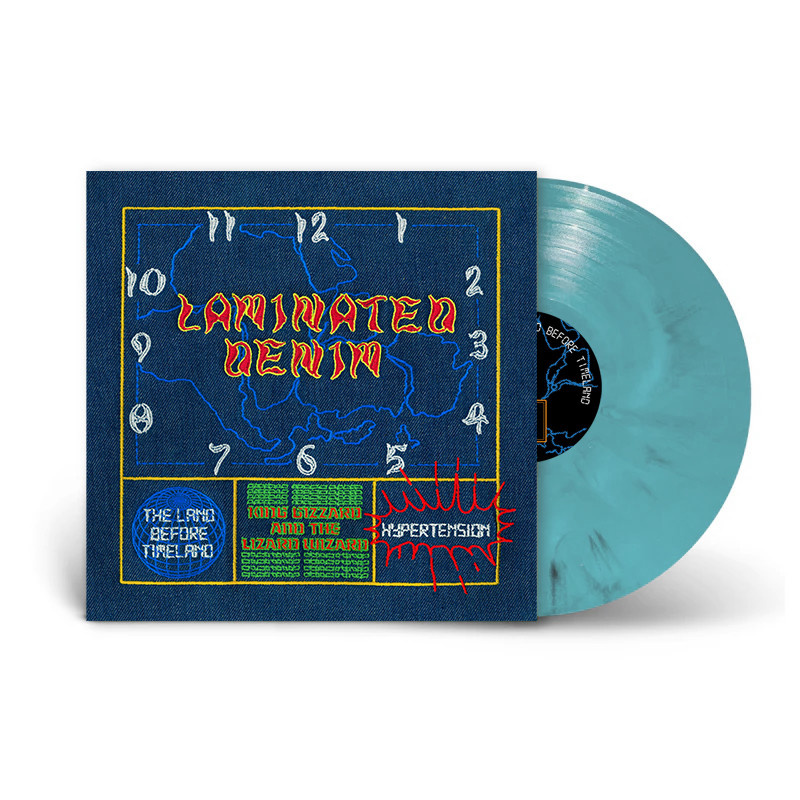 p(doom) records King Gizzard & the Lizard Wizard - Laminated Denim (Lucky Rainbow Vinyl)