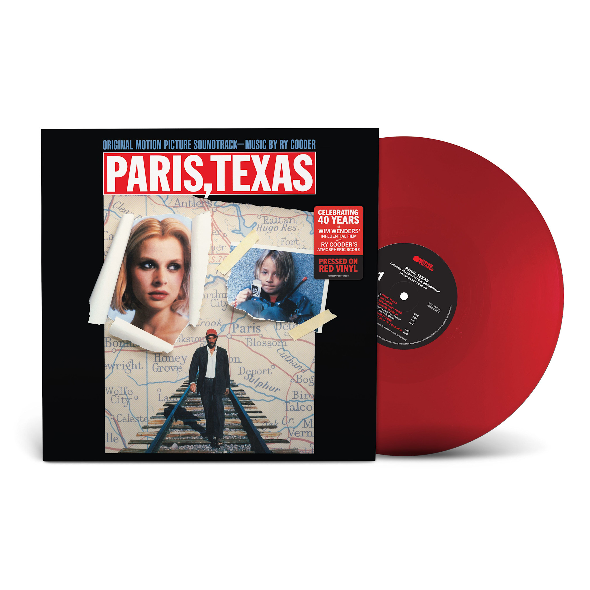 Rhino Ry Cooder - Paris, Texas (Red Vinyl)