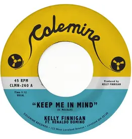 Colemine Records Kelly Finnigan - Keep Me In Mind / Let Me Count the Reasons (Blue Vinyl)