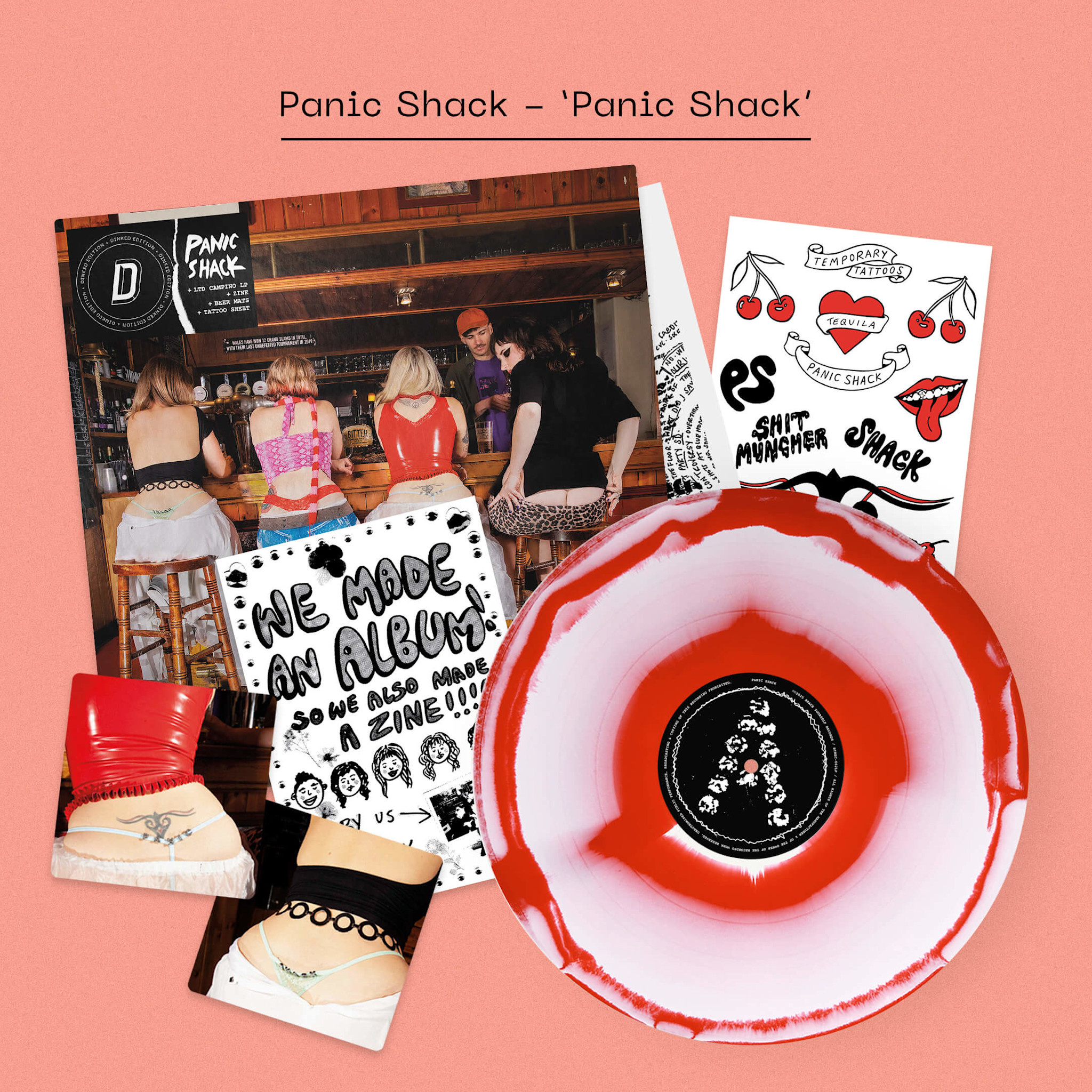 Brace Yourself Records Panic Shack - Panic Shack (Dinked Edition)