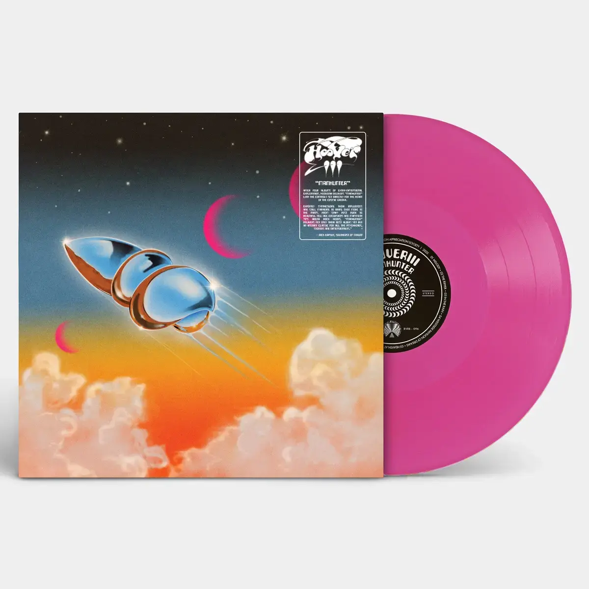 The Reverberation Appreciation Society Hooveriii - Manhunter (Neon Pink Vinyl)