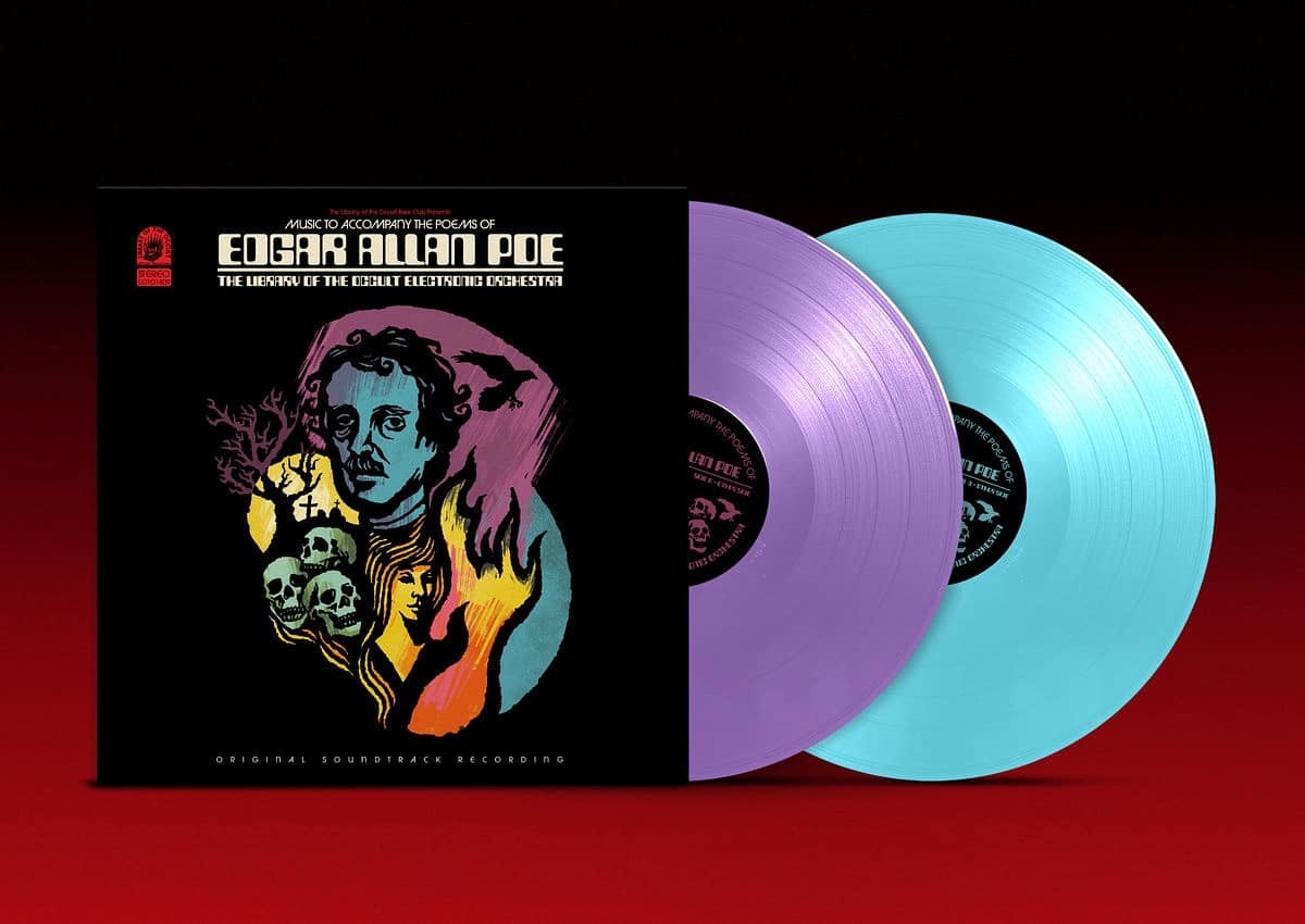 Library Of The Occult The Library Of The Occult Electronic Orchestra - Edgar Allan Poe (Purple & Cyan Vinyl)