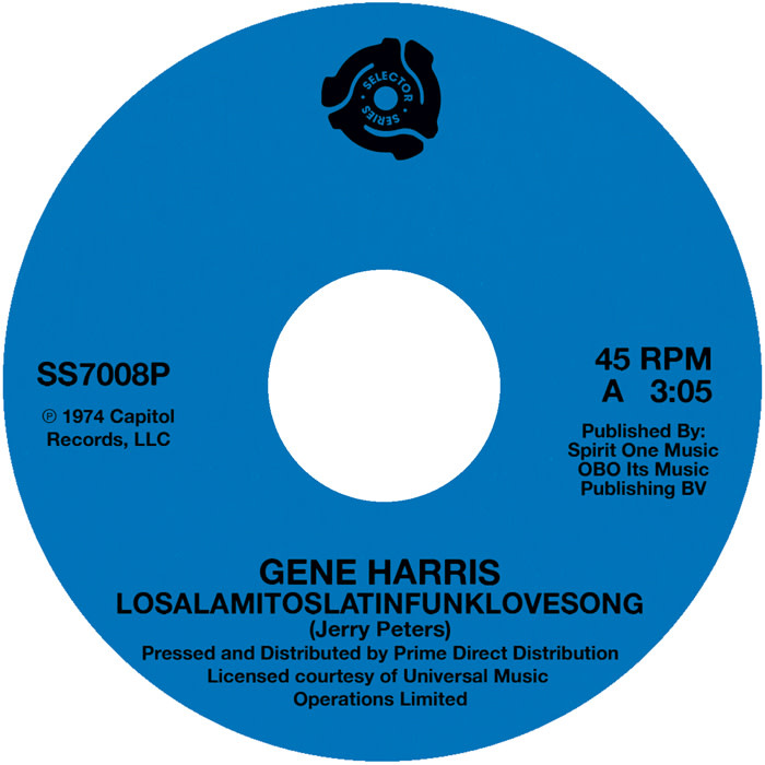 Selector Series Gene Harris - Losalamitoslatinfunklovesong / Summer (The First Time)