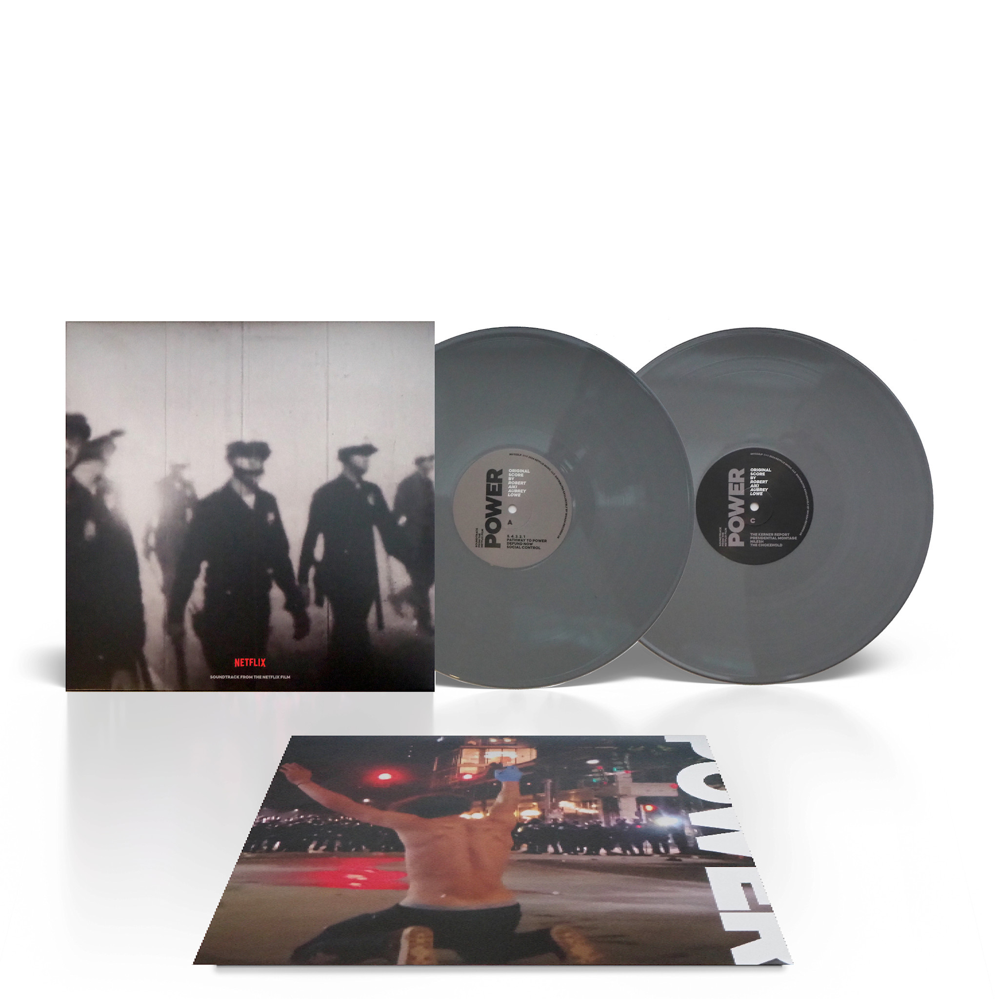 Invada Records Robert Aiki Aubrey Lowe - Power OST (Grey Marble Vinyl)