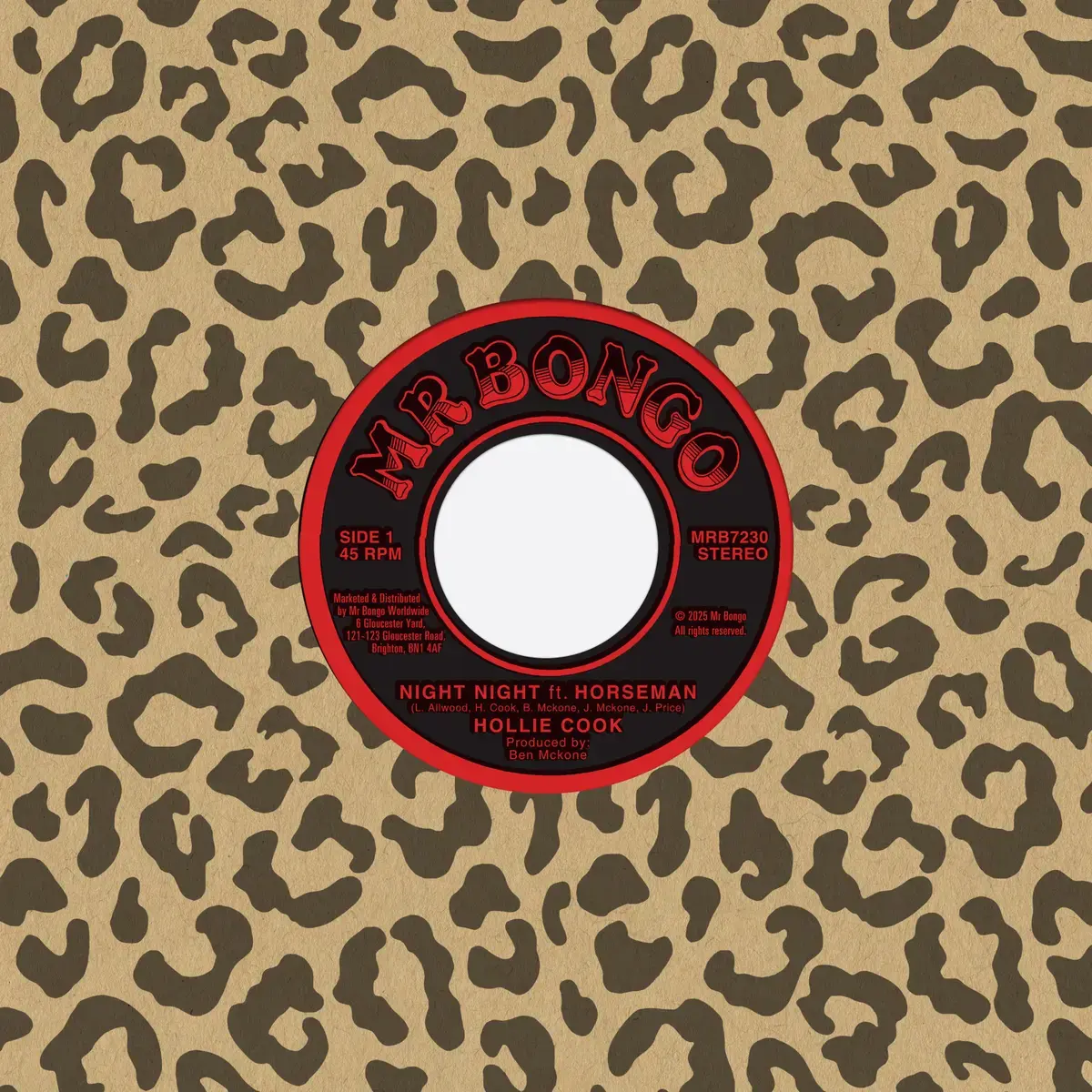 Mr Bongo Hollie Cook - Night Night ft. Horseman