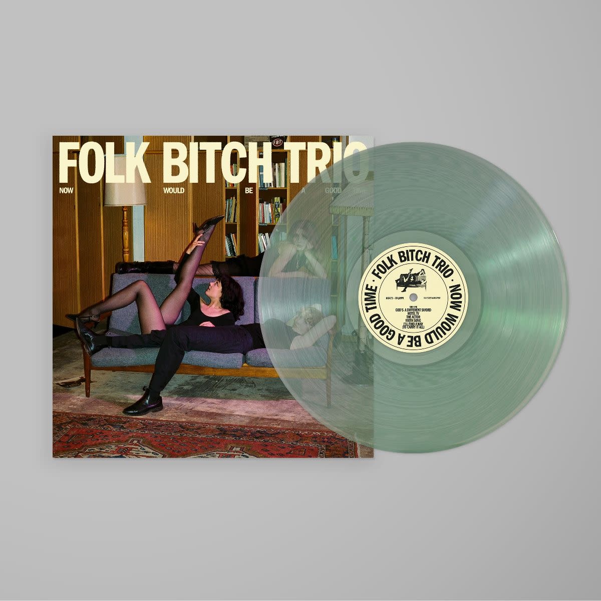 Jagjaguwar Folk Bitch Trio - Now Would Be A Good Time (Coke Bottle Clear Vinyl)