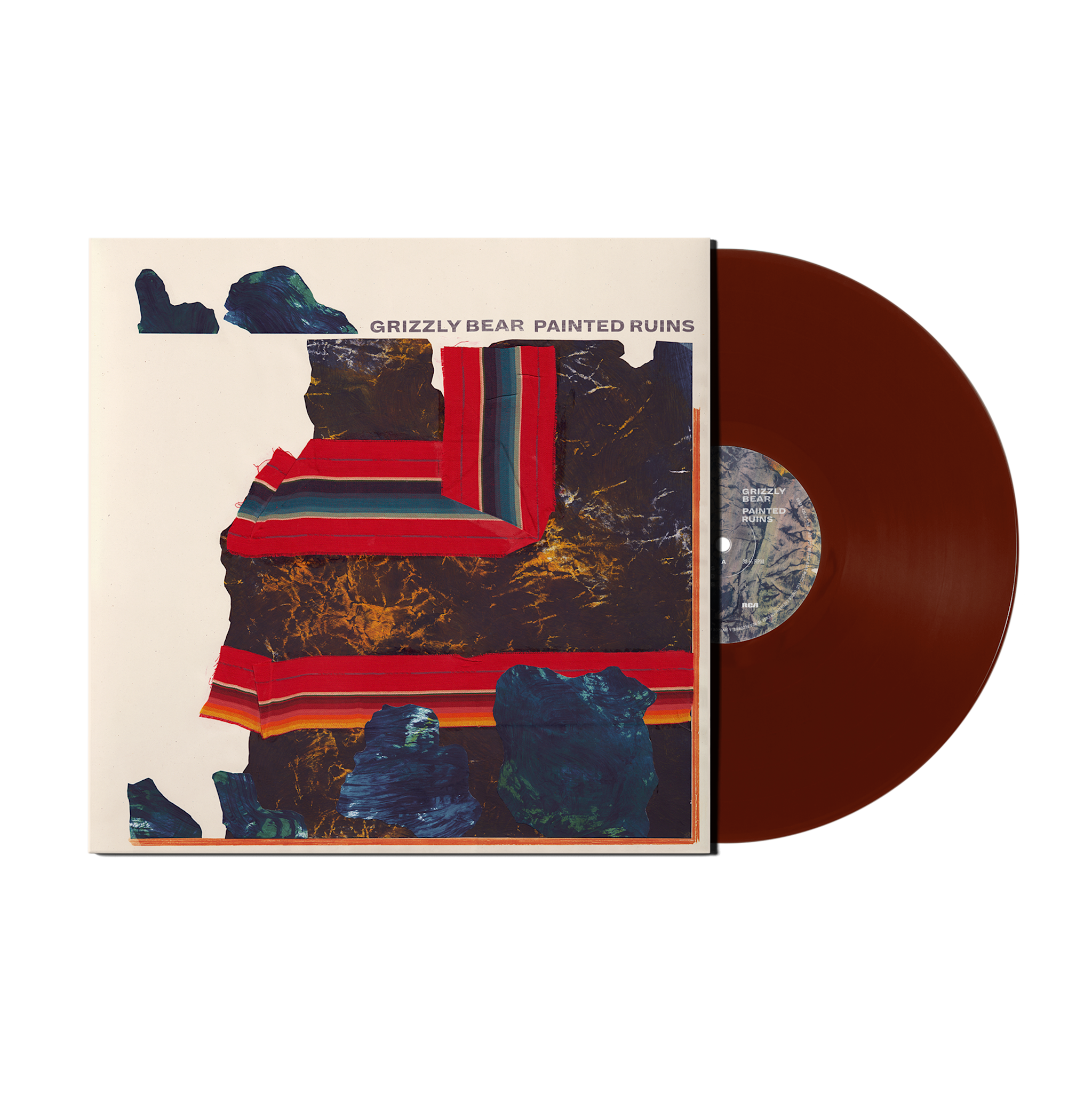 Warp Records Grizzly Bear - Painted Ruins (Oxblood Vinyl)