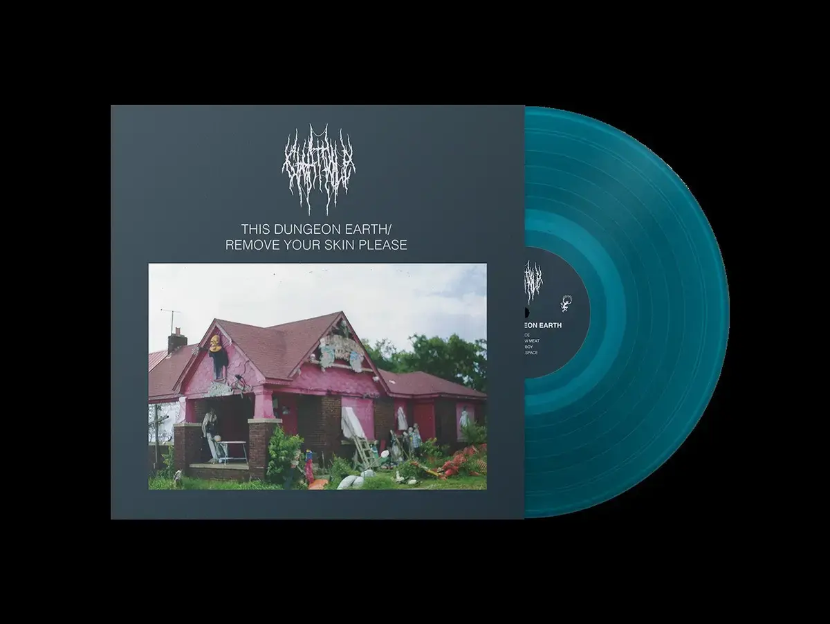Flenser Chat Pile - This Dungeon Earth / Remove Your Skin Please (Blue Vinyl)
