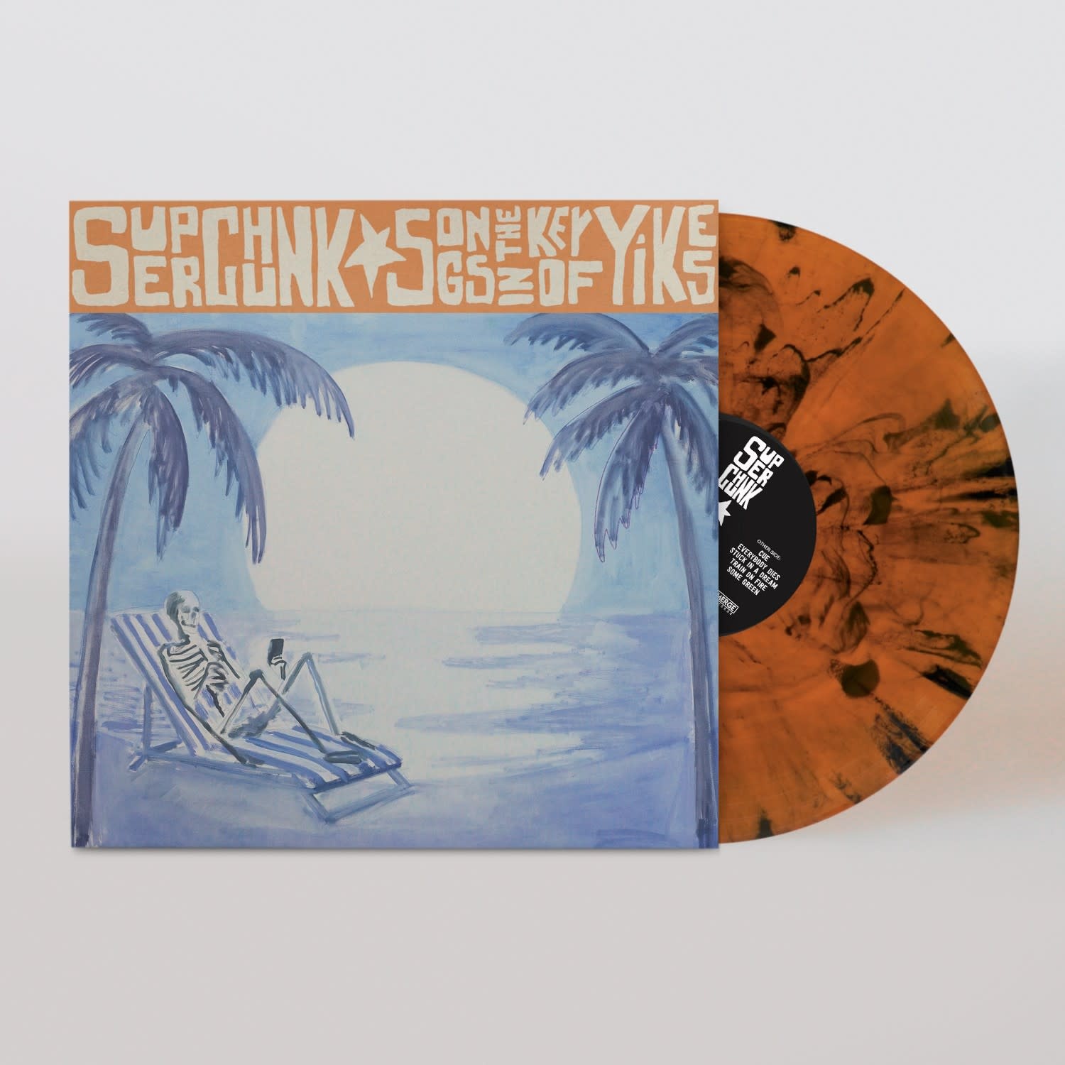 Merge Records Superchunk - Songs In The Key of Yikes (Orange & Black Swirl Vinyl) + SIGNED POSTER