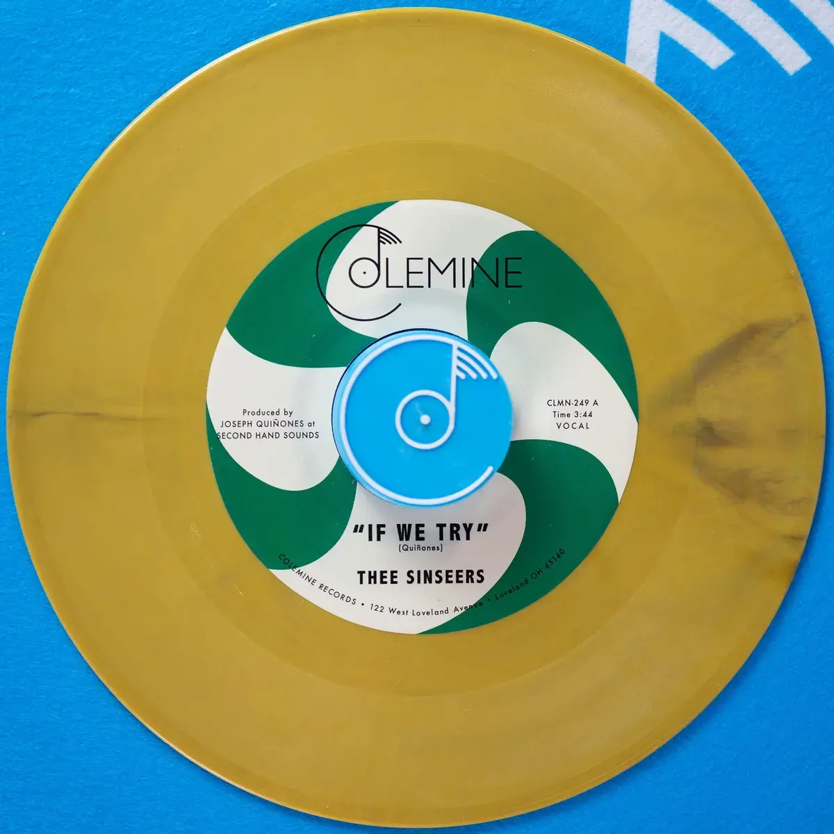 Colemine Records Thee Sinseers - If We Try / Give It Up You Fool (Random Colour Vinyl)