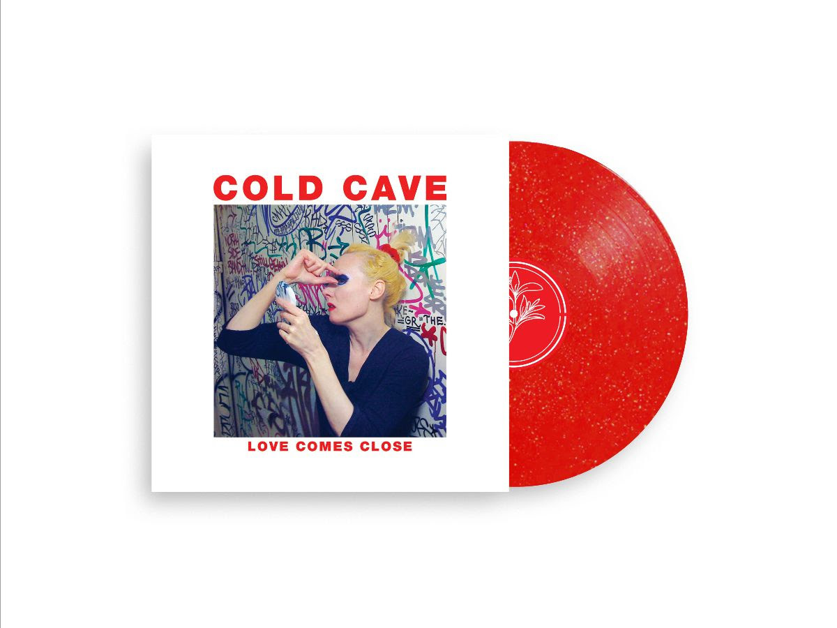 Heartworm Press Cold Cave - Love Comes Close (Ruby Glitter Vinyl)