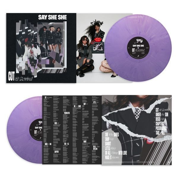 drink sum wtr Say She She - Cut & Rewind (Lilac Vinyl) + SIGNED PRINT