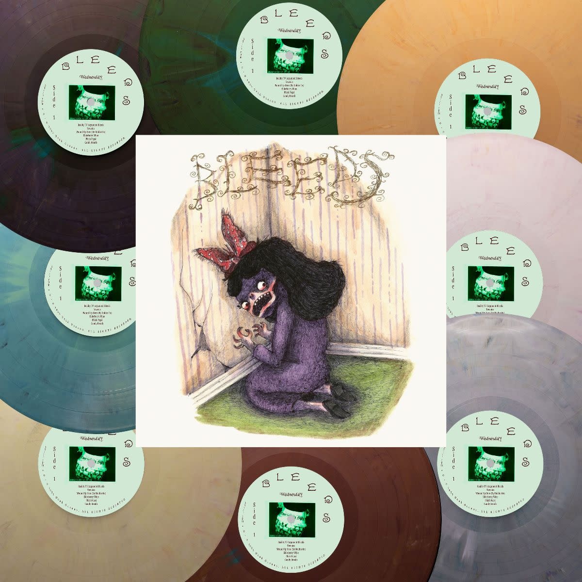 Dead Oceans Wednesday - Bleeds (Random Eco-Mix Colour Vinyl)