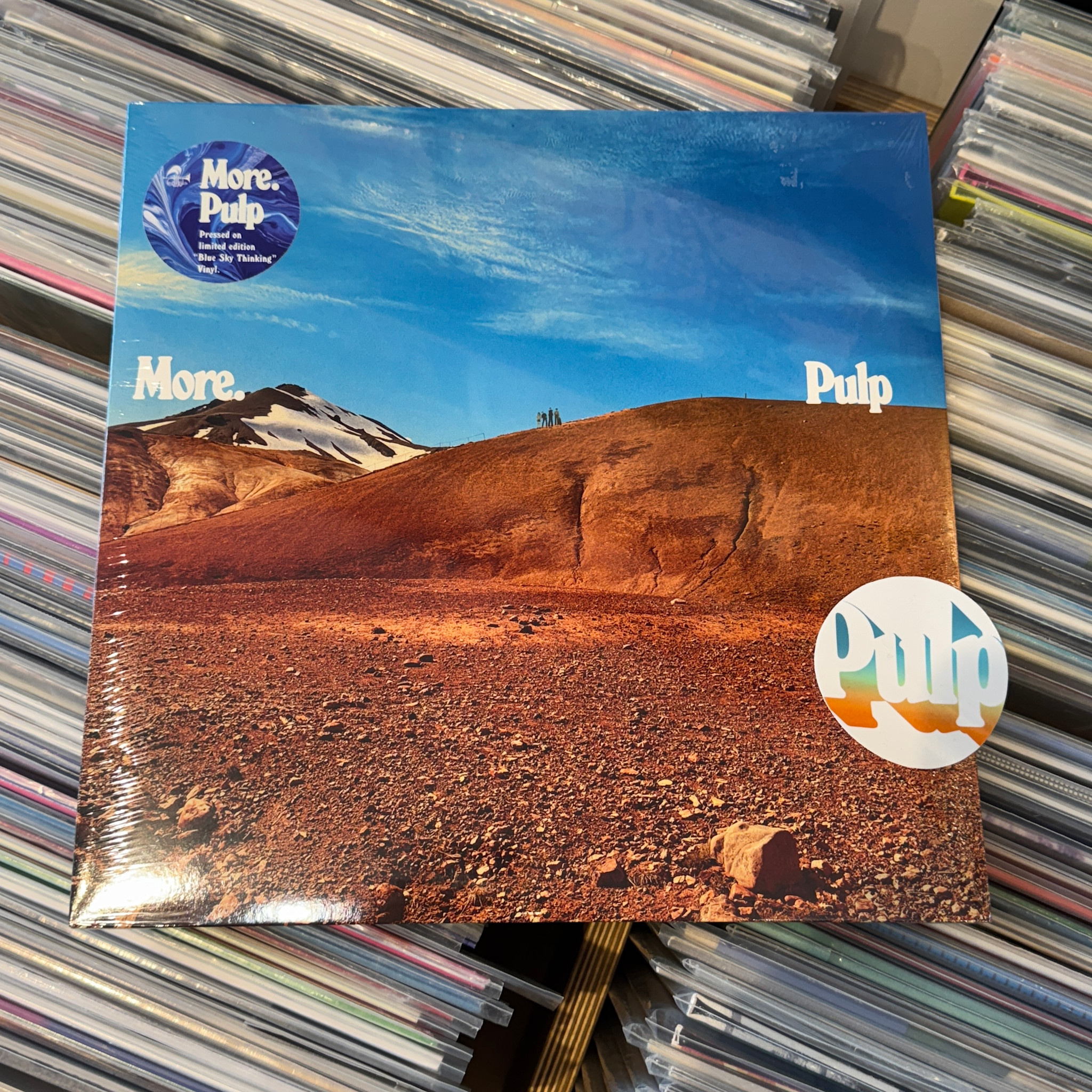 Rough Trade Records Pulp - More (Blue Marble Vinyl) + STICKER