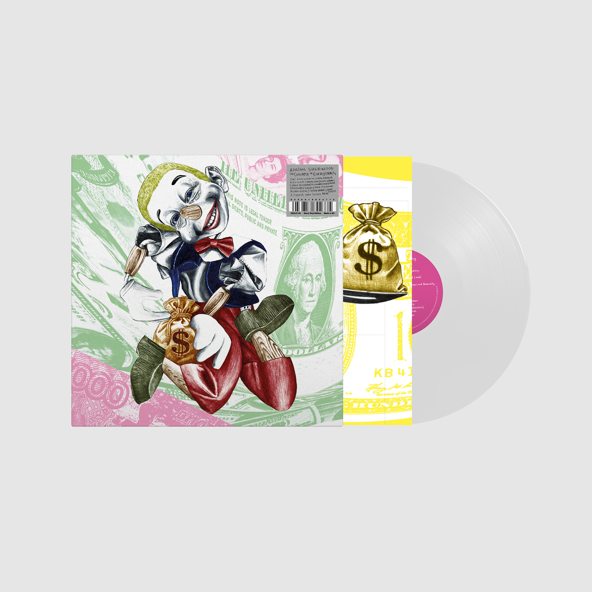 On-U Sound Adrian Sherwood - The Collapse Of Everything (Clear Vinyl)