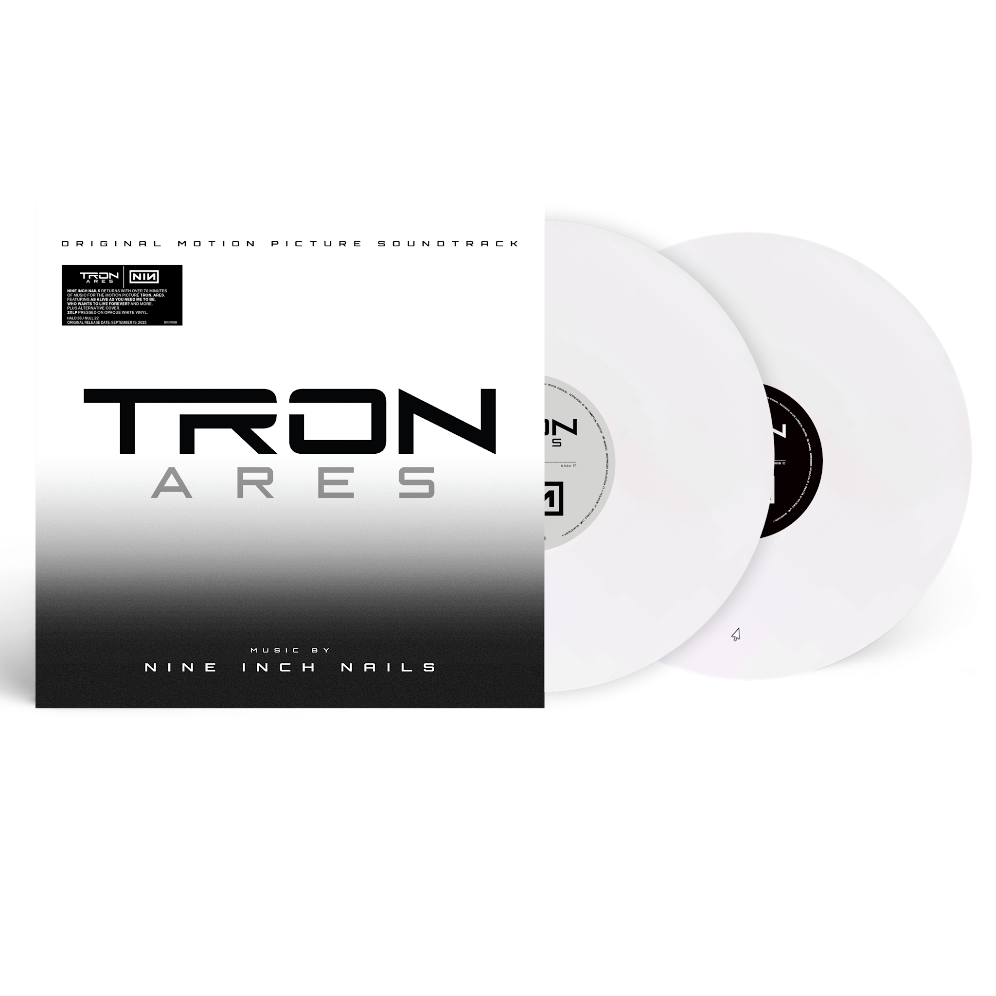 O　Nine Inch Nails BUY Tron: Ares Soundtrack by Nine Inch Nails (White Vinyl