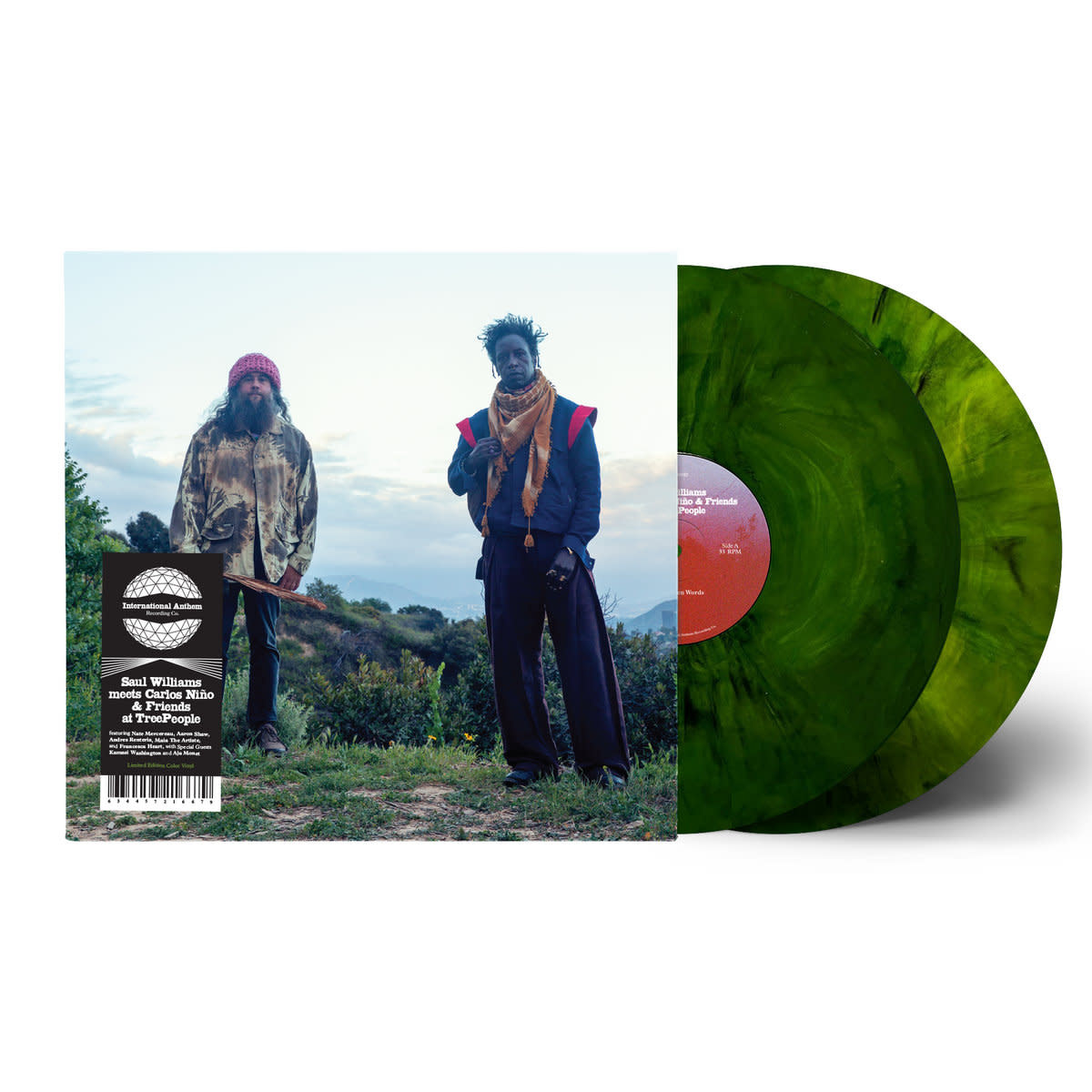 International Anthem Saul Williams, Carlos Niño & Friends - Saul Williams meets Carlos Niño & Friends at TreePeople (Green Splatter Vinyl)