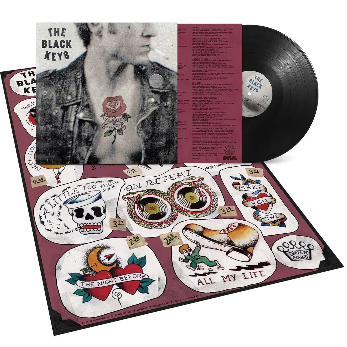 Warner Records The Black Keys - No Rain, No Flowers