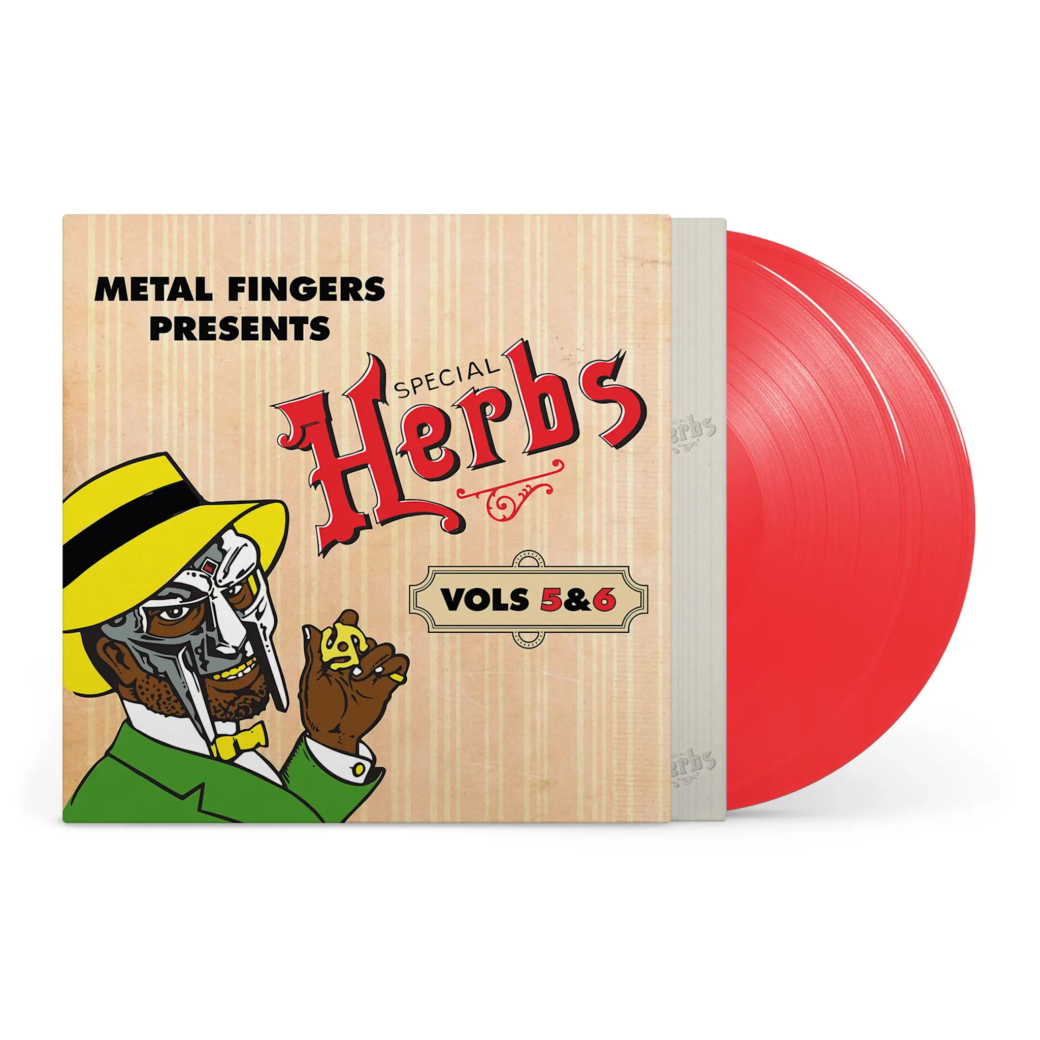 Rhymesayers MF DOOM - Metal Fingers Presents: Special Herbs Vol. 5 & 6 (Apple Red Vinyl)