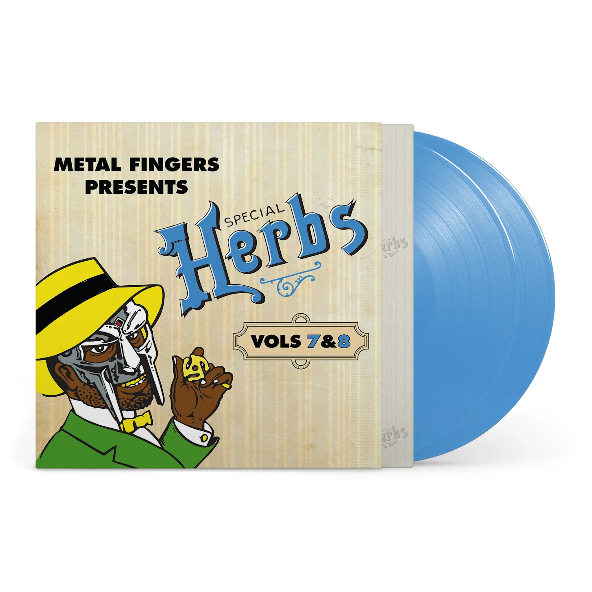 Rhymesayers MF DOOM - Metal Fingers Presents: Special Herbs Vol. 7 & 8 (Sky Blue Vinyl)