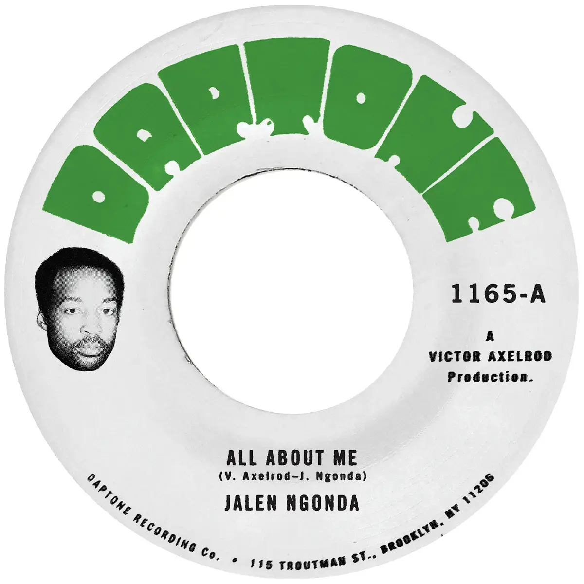 Daptone Records Jalen Ngonda - All About Me / Dub