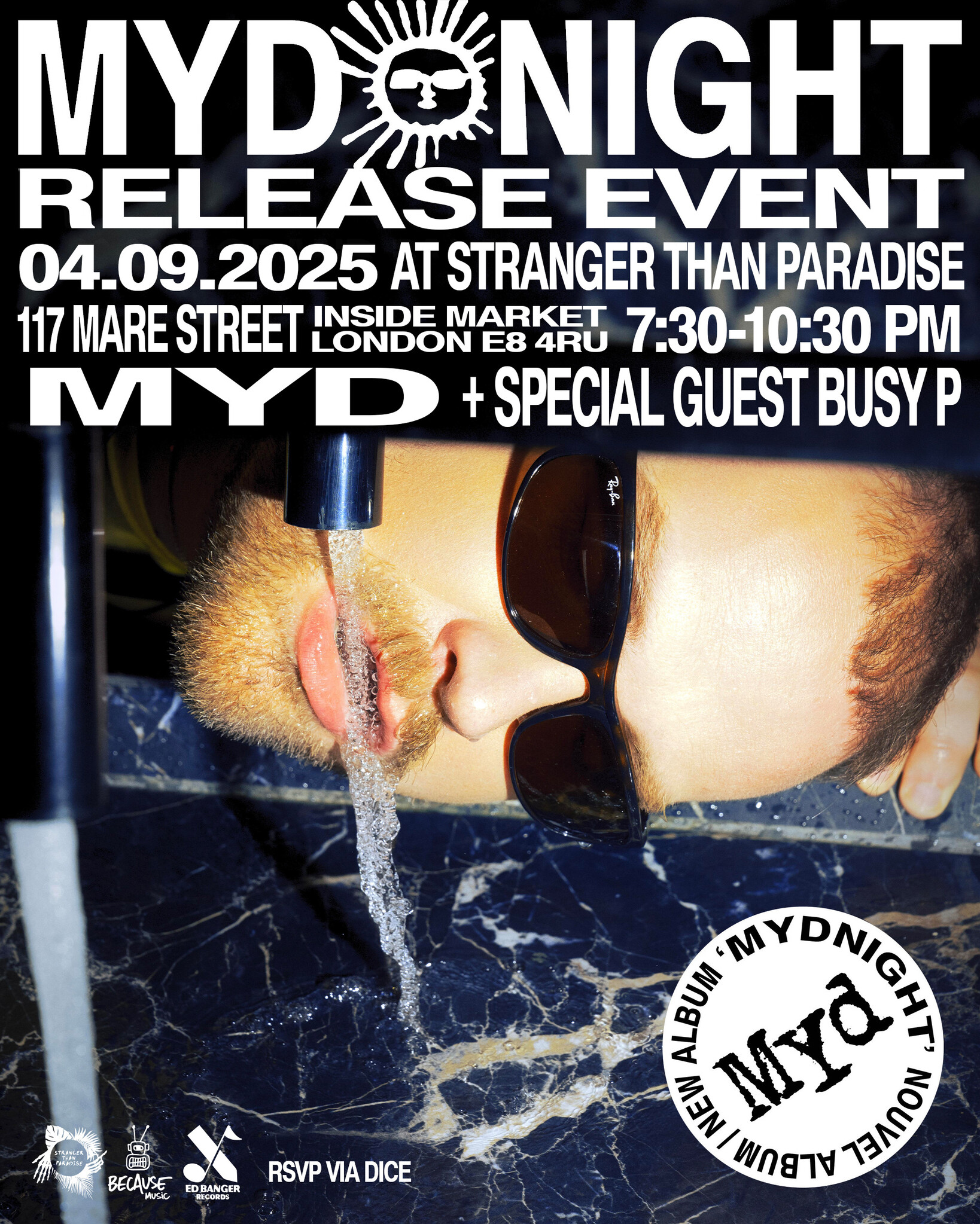 EVENT: MYDNIGHT RELEASE PARTY: MYD + SPECIAL GUEST BUSY P