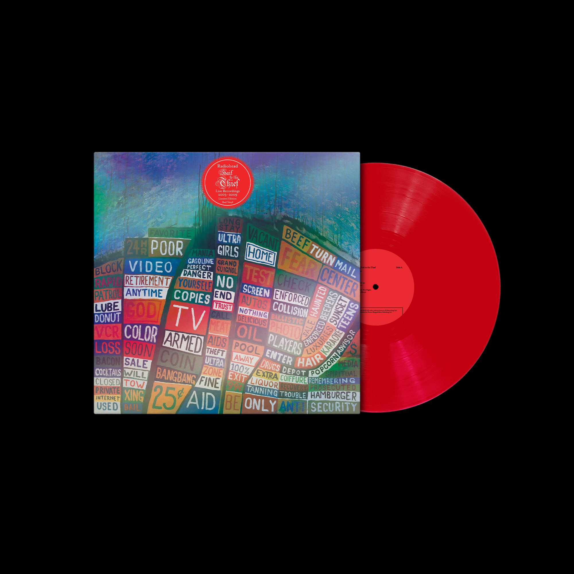 XL Recordings Radiohead - Hail To The Thief: Live Recordings 2003-2009 (Red Vinyl)