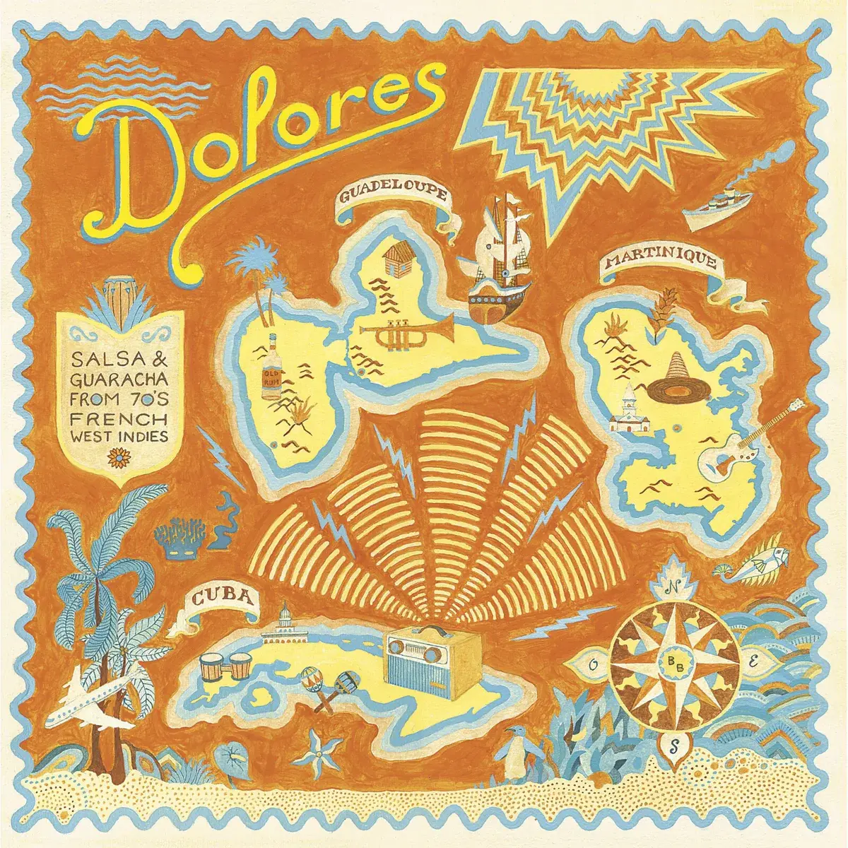 Born Bad Records Various - Dolores: Salsa & Guaracha from 70's French West Indies