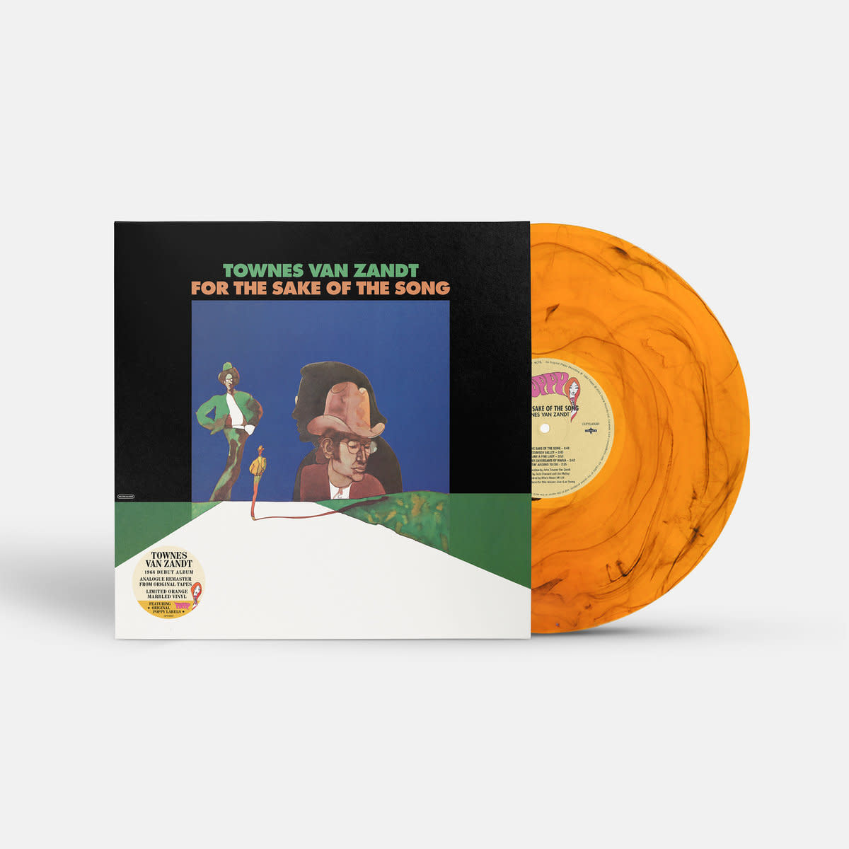Charly Townes Van Zandt - For The Sake Of The Song (Orange Marble Vinyl)