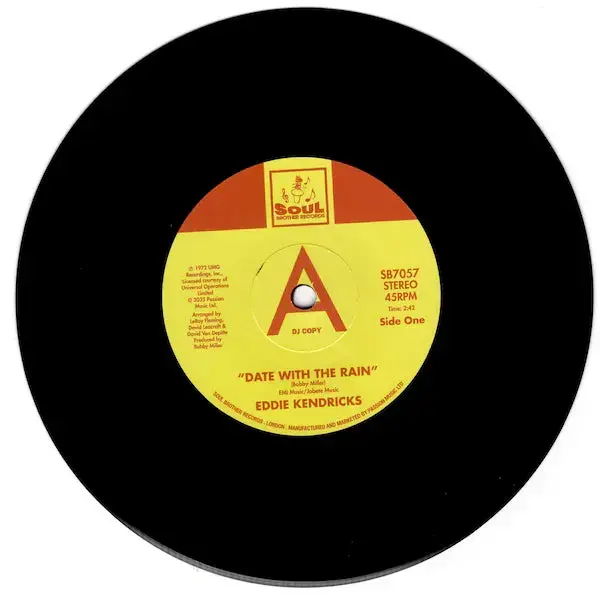 Soul Brother Records Eddie Kendricks - Date With The Rain