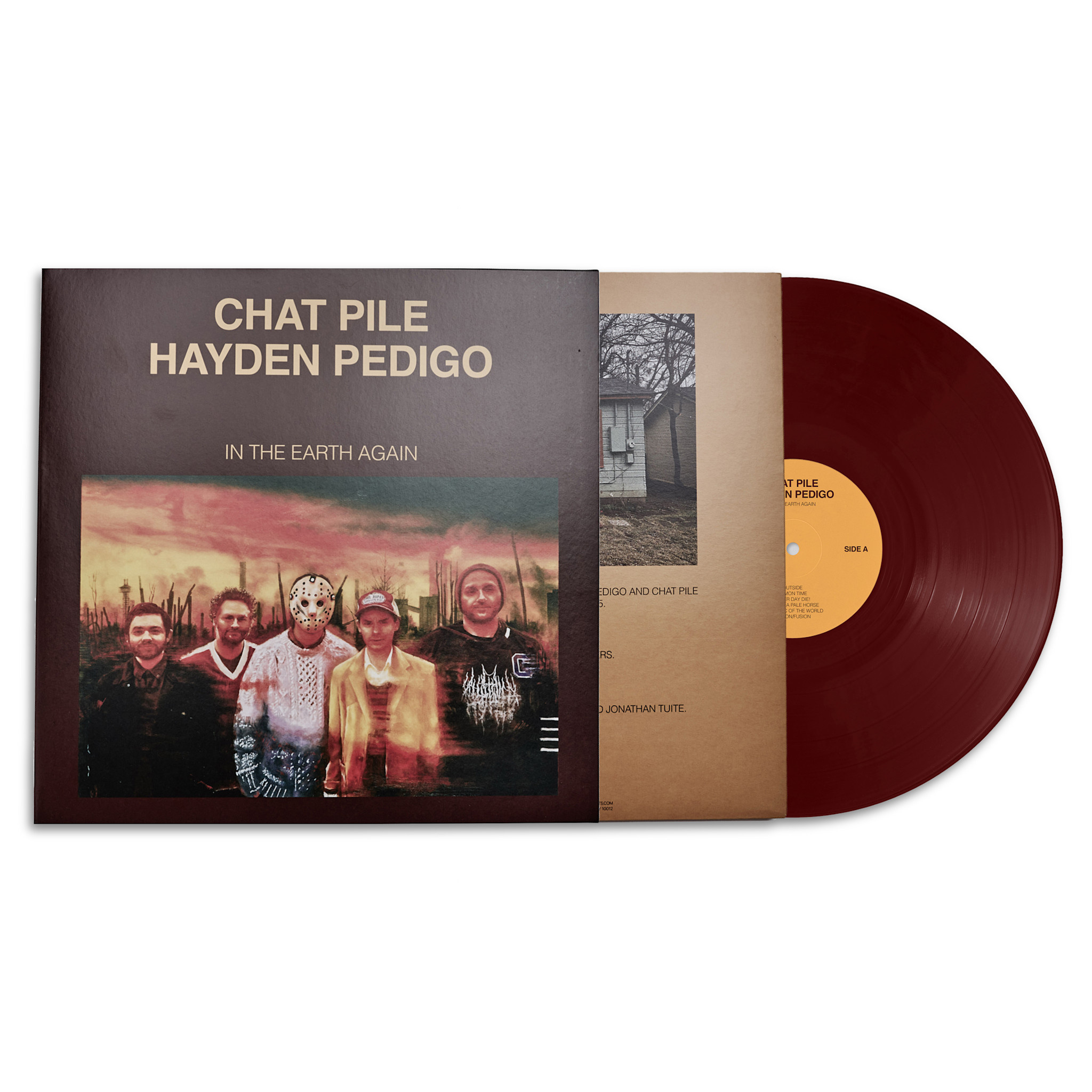 Computer Students Chat Pile and Hayden Pedigo - In the Earth Again (Oxblood Colour Vinyl)