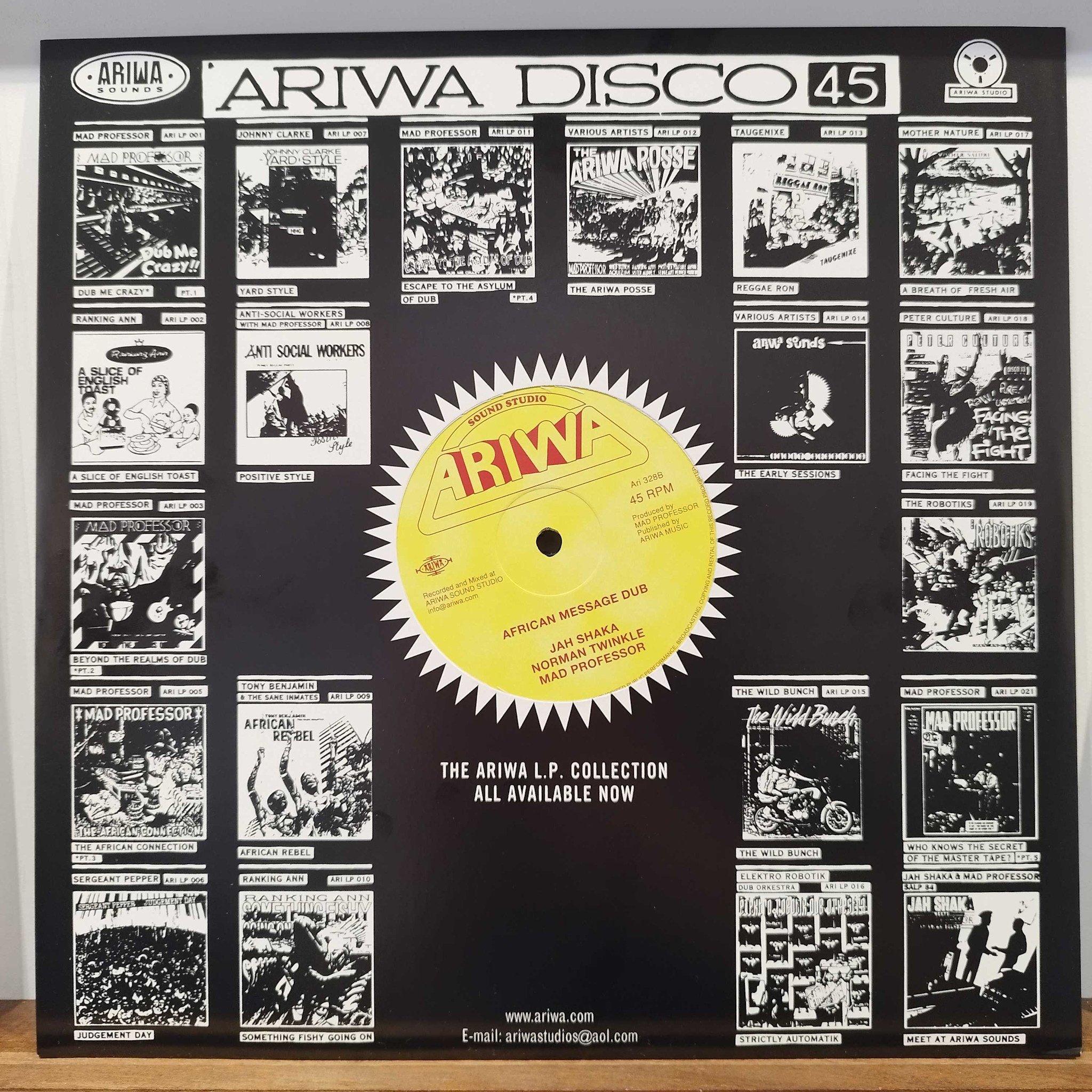 Ariwa Sounds Aisha / Jah Shaka, Norman Twinkle & Mad Professor - Give A Little Love / African Message Dub