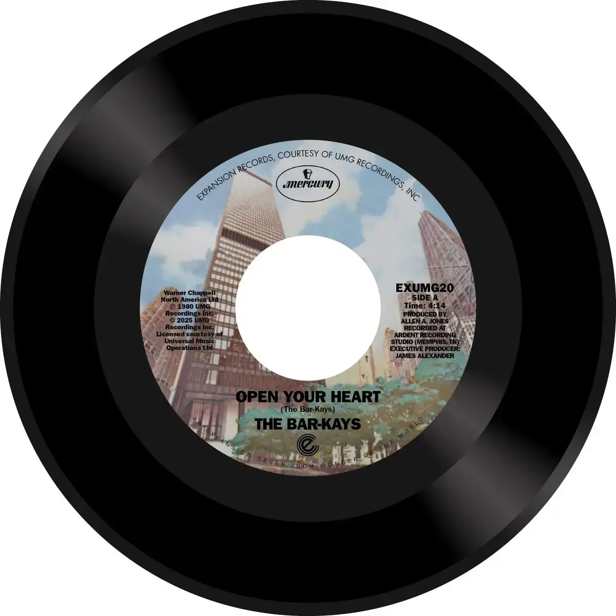 Expansion Records The Bar-Kays - Open Your Heart / Feels Like I'm Falling In Love